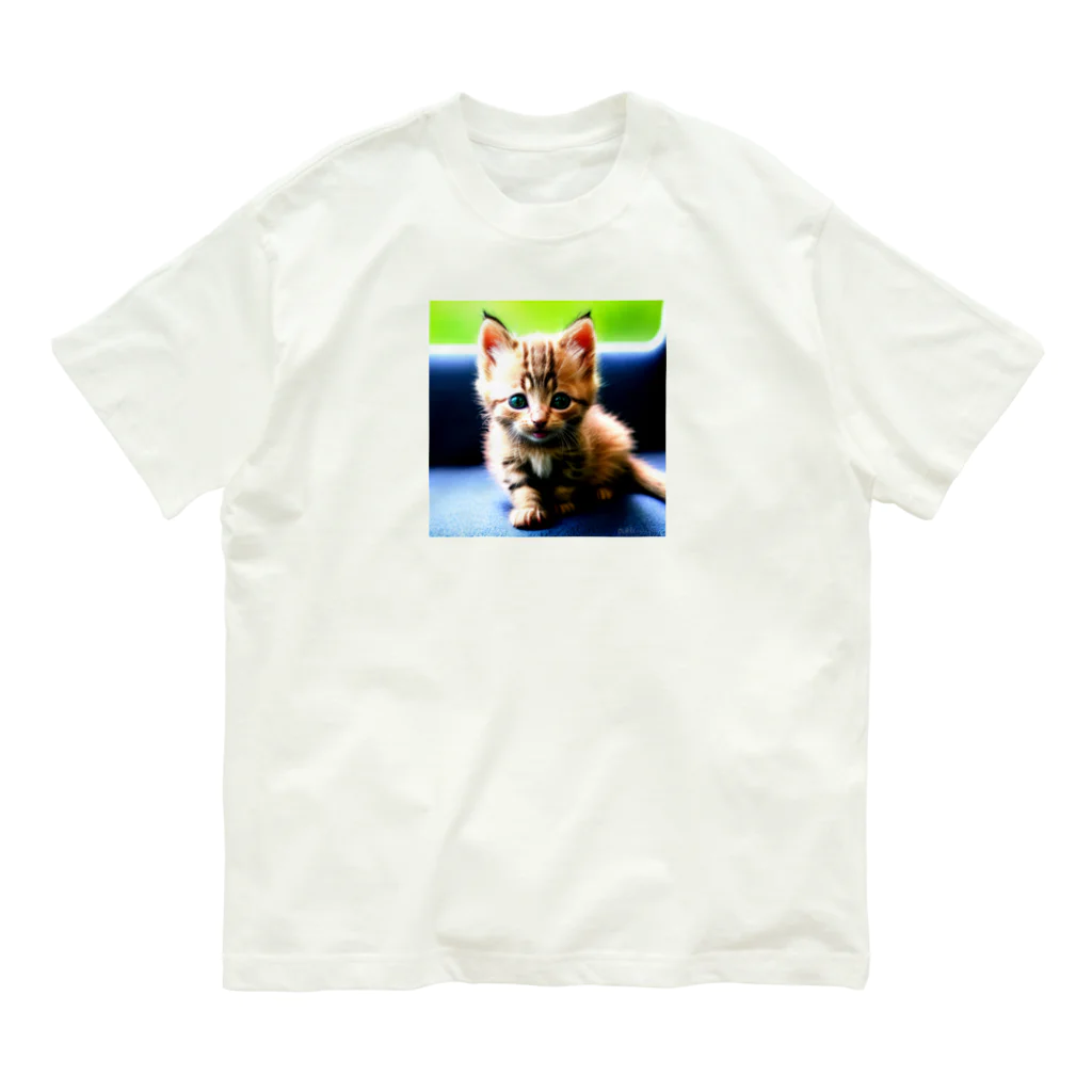 フリーダムの子猫 オーガニックコットンTシャツ