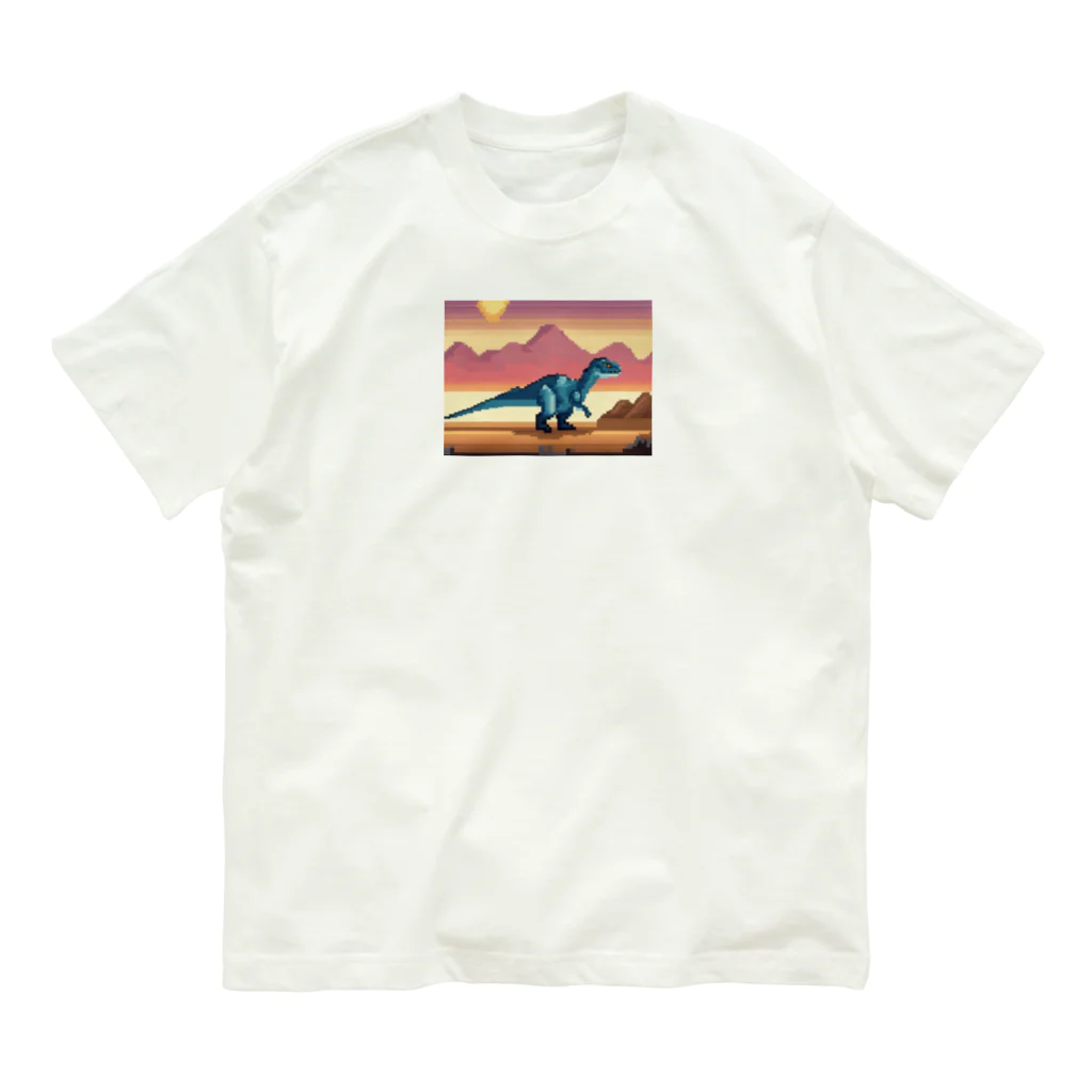 iikyanの恐竜㊺　マジュンガサウルス Organic Cotton T-Shirt