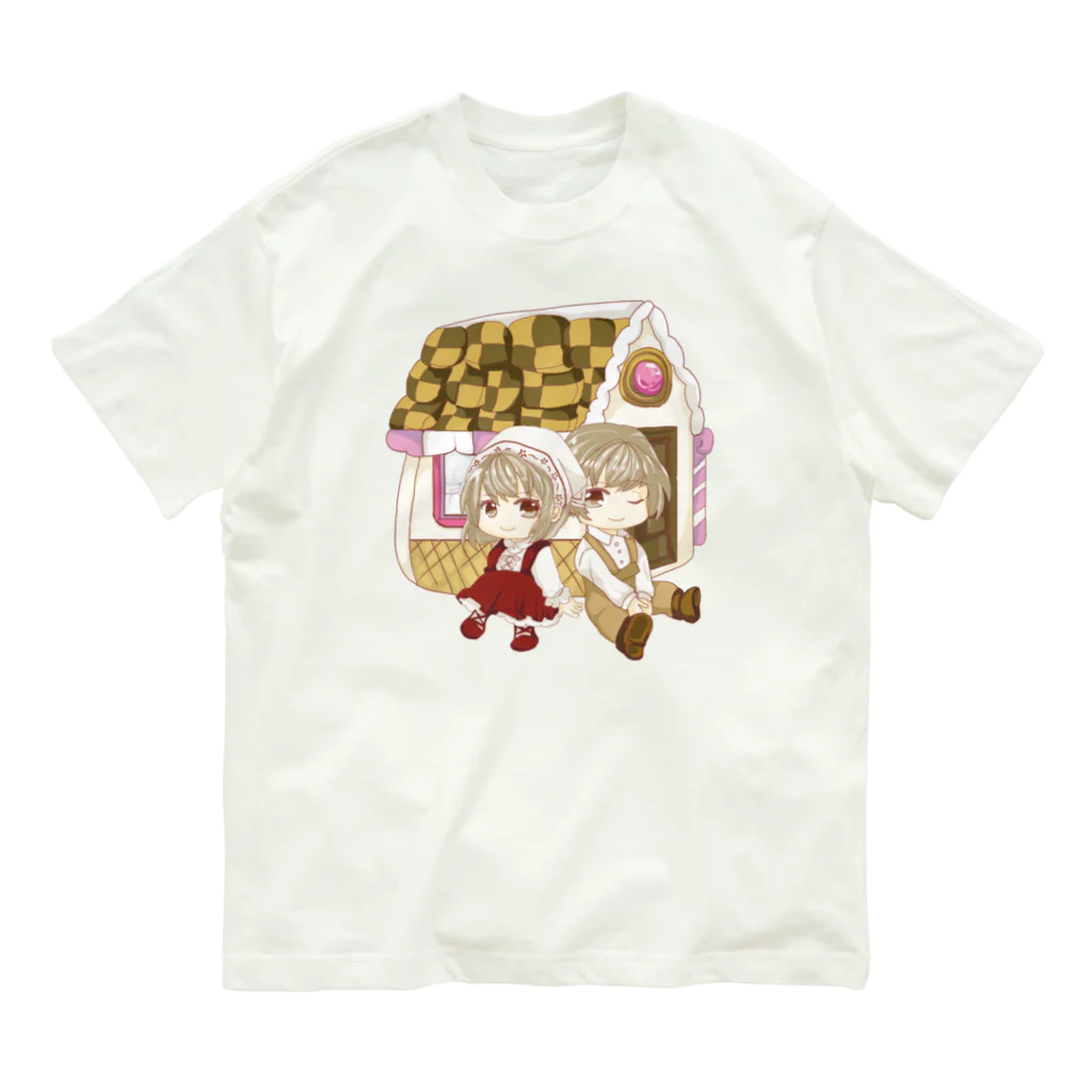 Drecome_Designのヘンゼルとグレーテル オーガニックコットンTシャツ