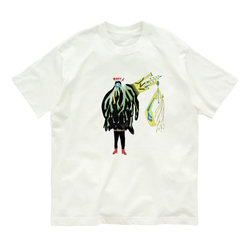 takeseiのDeath man Organic Cotton T-Shirt