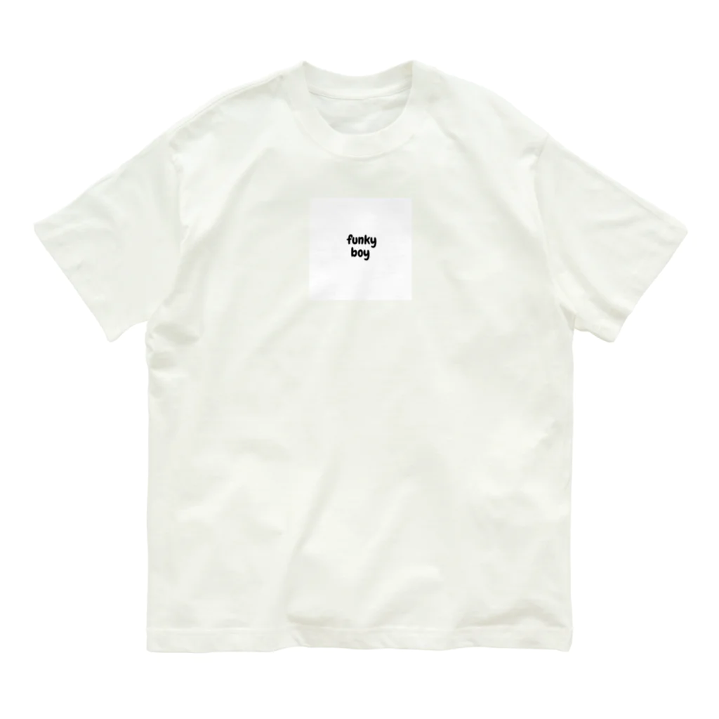 namonakyのファンキーボーイシリーズ（ブラック） Organic Cotton T-Shirt