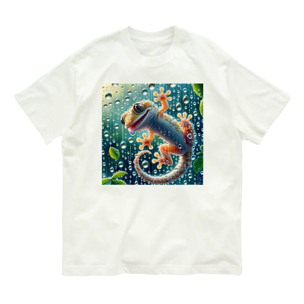 maeken work shopipのGecko Organic Cotton T-Shirt