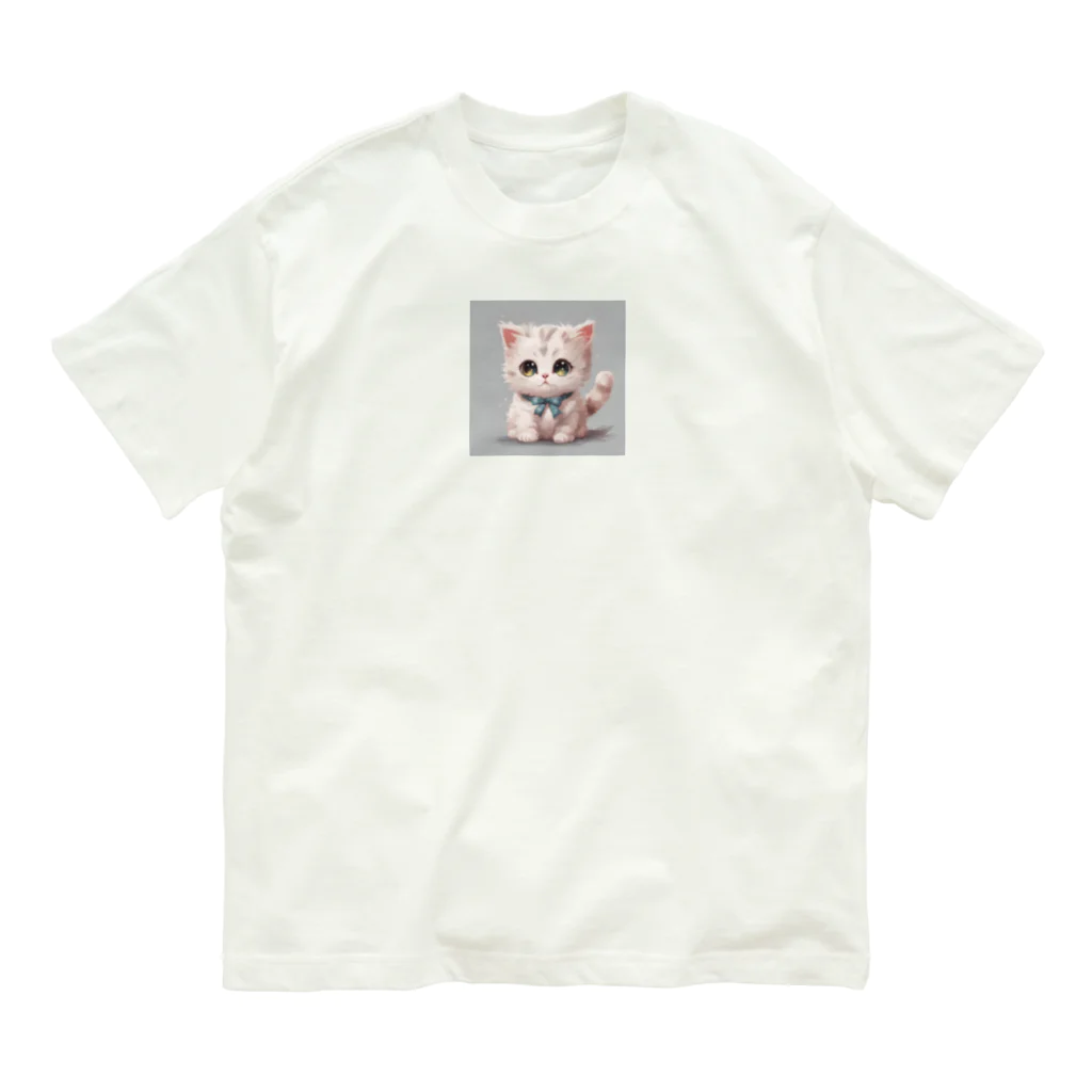 AnimArtのかわいいネコイラストグッズ Organic Cotton T-Shirt