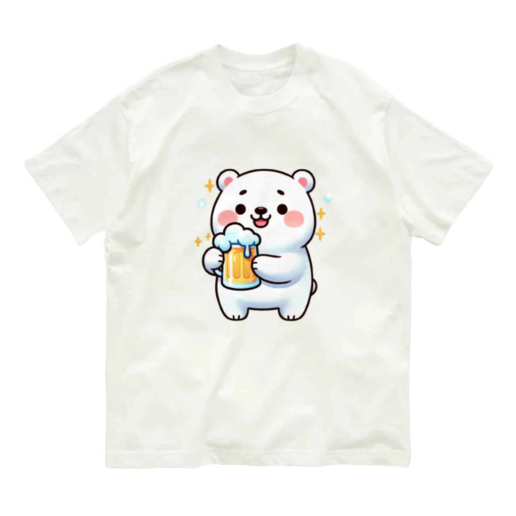 くまどん君と仲間たちのくまどん君 オーガニックコットンTシャツ