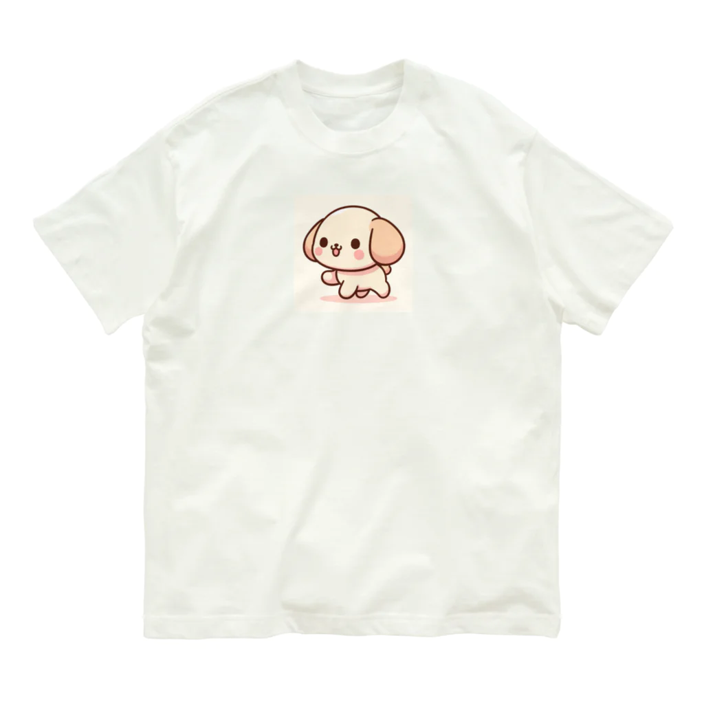 ぷにぷにのゆる犬の、森谷さん Organic Cotton T-Shirt