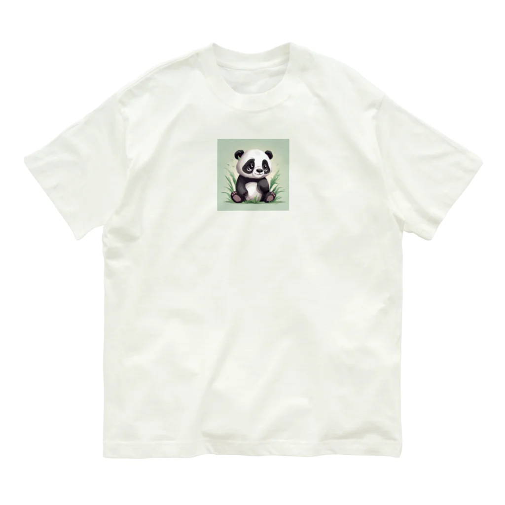 AnimArtのパンダプリンセスグッズ Organic Cotton T-Shirt