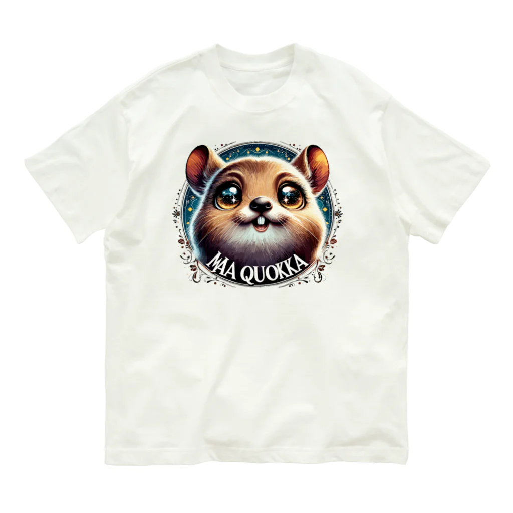 MAAIICCAのMAAQUOKKA オーガニックコットンTシャツ