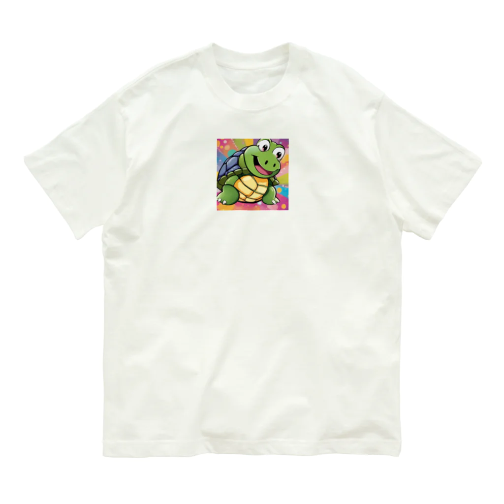 YUTO1126の可愛くて愛らしい亀 Organic Cotton T-Shirt