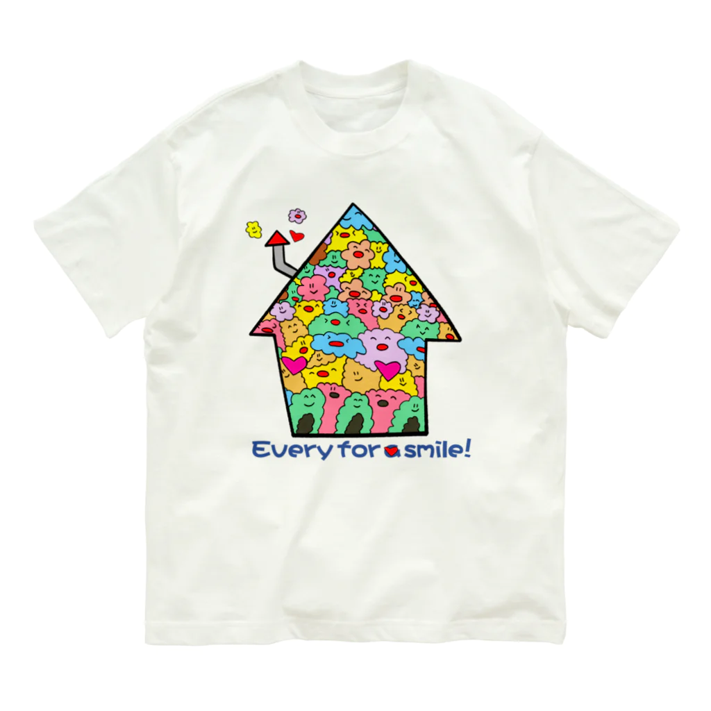 just-pointのevery for a smile オーガニックコットンTシャツ