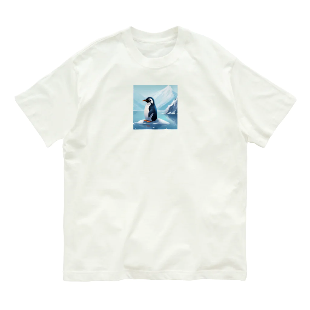 AIワクワクのイラストのペンギン Organic Cotton T-Shirt