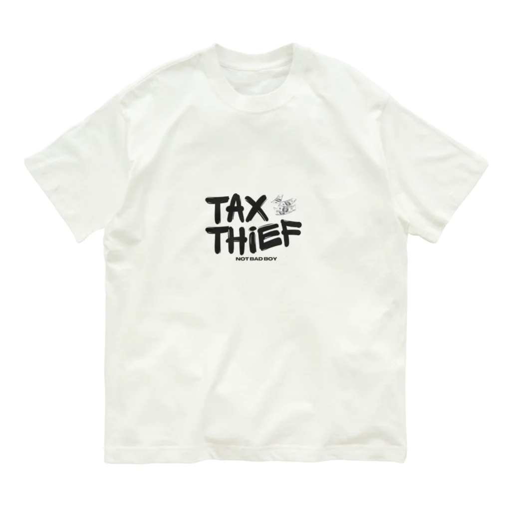 WA-TA craftのtax thief　(税金泥棒) オーガニックコットンTシャツ