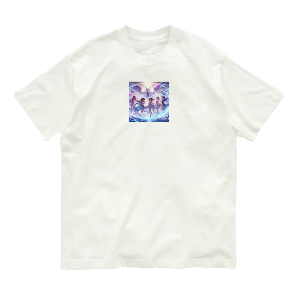 anazawaの白き翼、黒き翼。その手に抱くは愛しの君! Organic Cotton T-Shirt