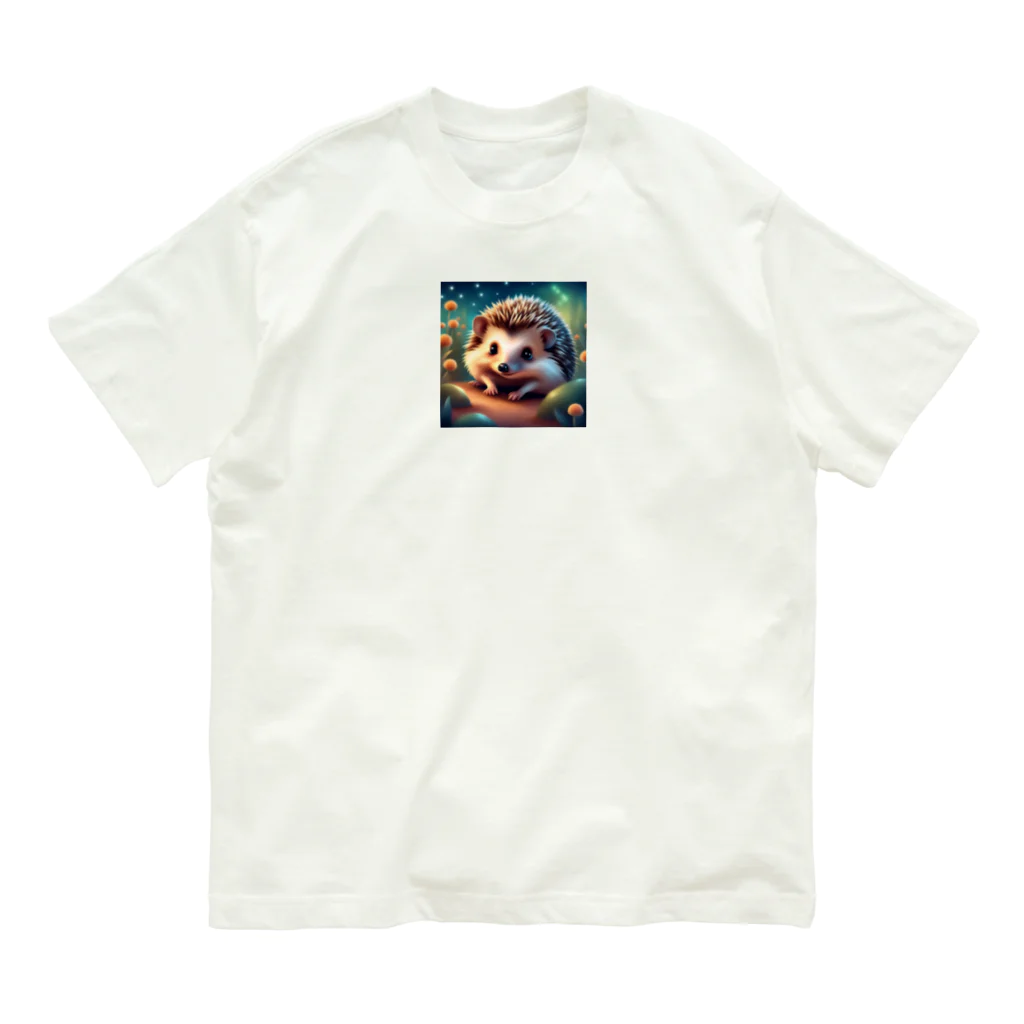 master11のハリネズミ　グッズ オーガニックコットンTシャツ