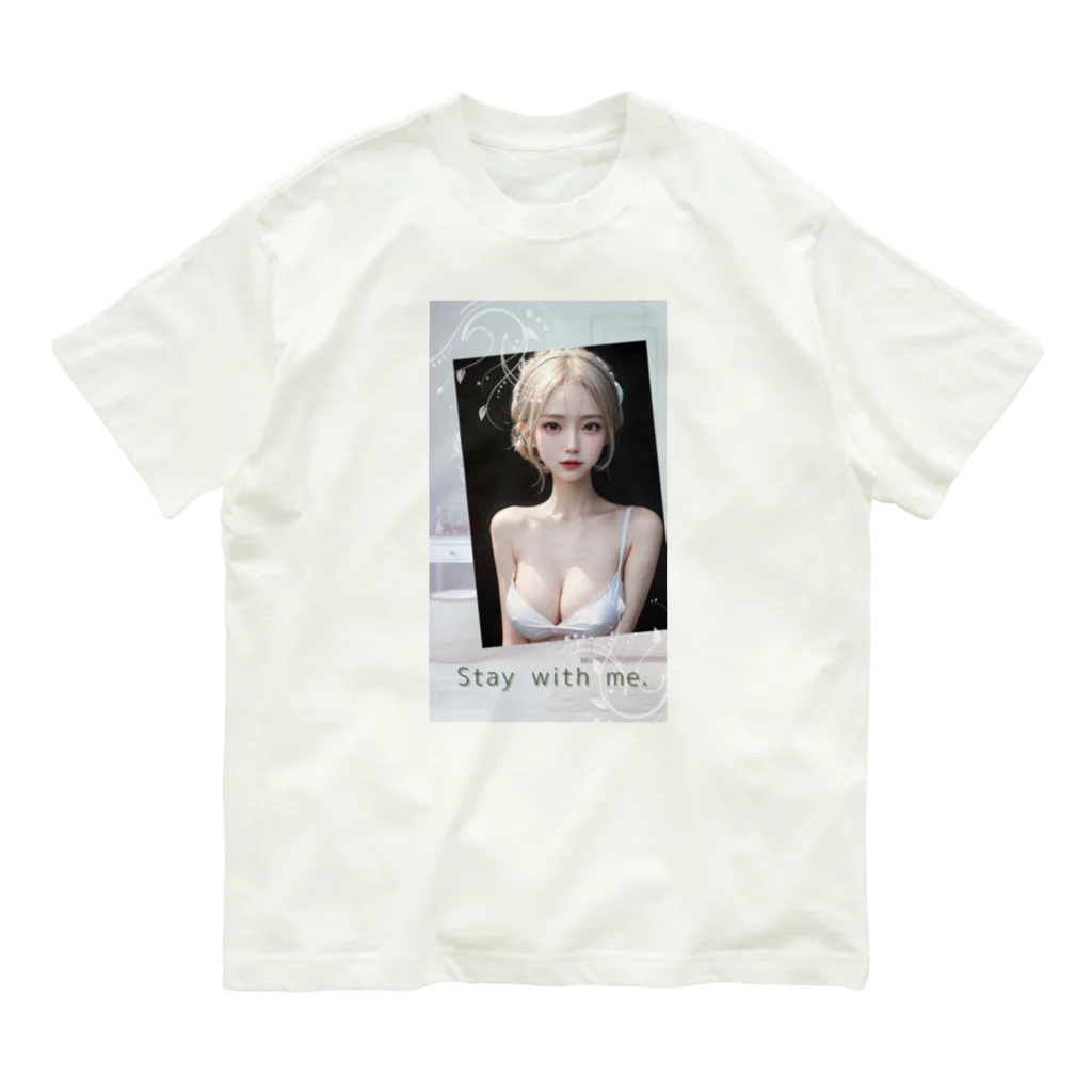 sounya sounyaの美女 図鑑（Stay with me.） Organic Cotton T-Shirt