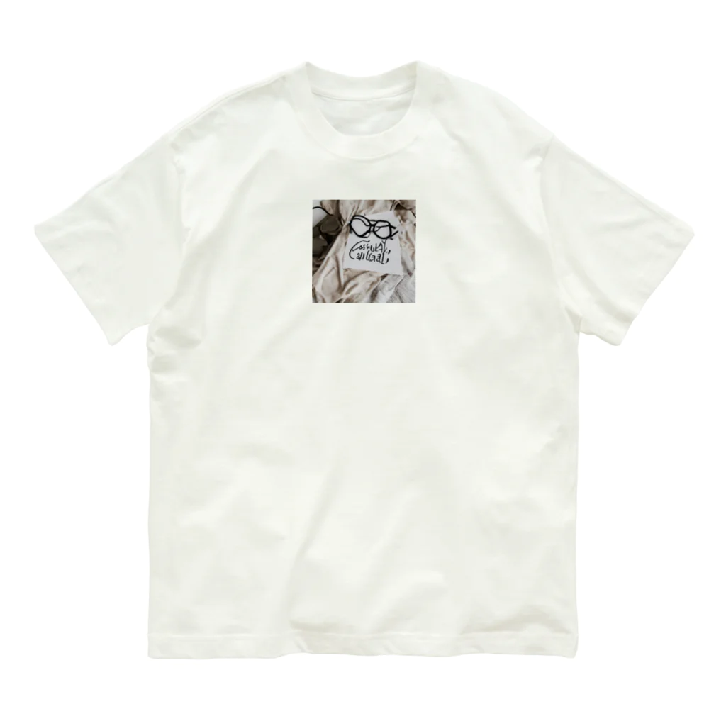 mofu mofu309のコンタクトにしたでいらんわ Organic Cotton T-Shirt