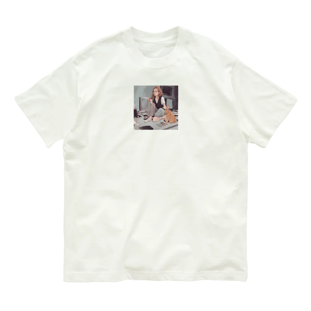 mofu mofu309のこのキャロットケーキ美味しそうだね Organic Cotton T-Shirt