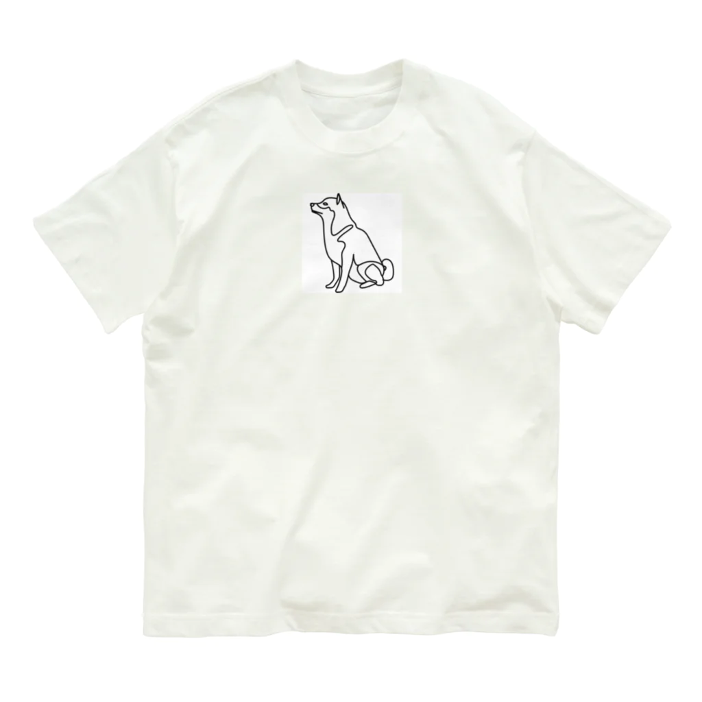 abiko328の柴犬トレジャーズ　ブラック Organic Cotton T-Shirt