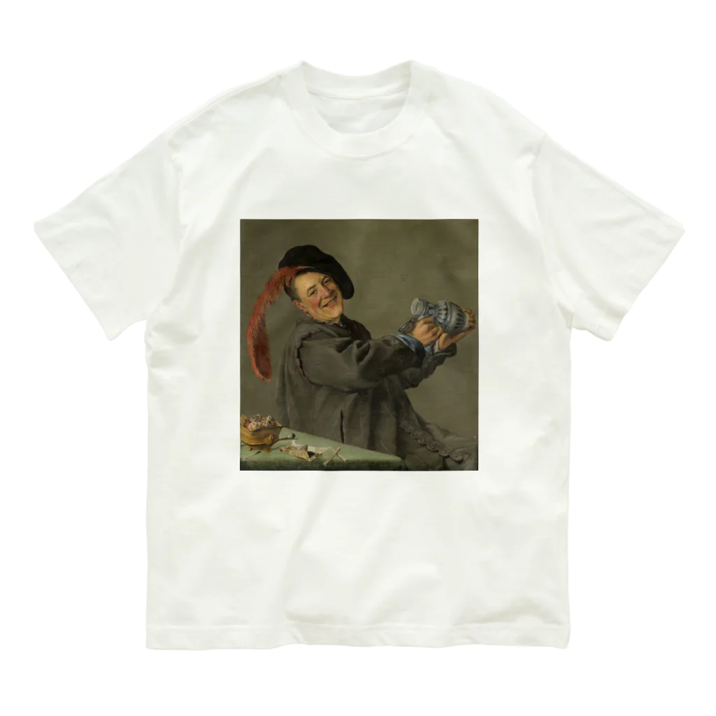 世界美術商店の陽気な酒飲み / The Jolly Drinker Organic Cotton T-Shirt