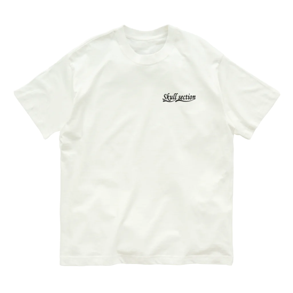 Skull sectionの薔薇とドクロ Organic Cotton T-Shirt