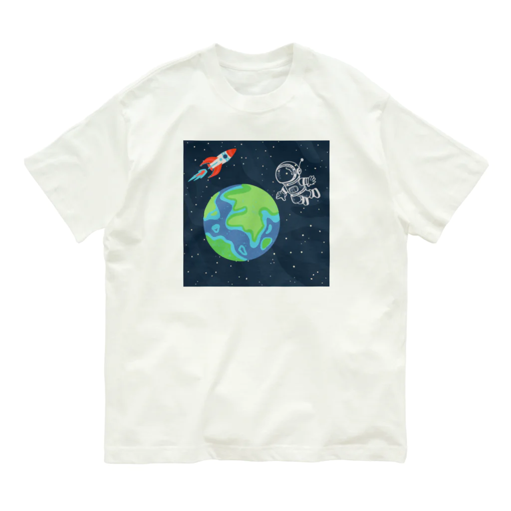 あいいろのキュートな宇宙飛行士 Organic Cotton T-Shirt