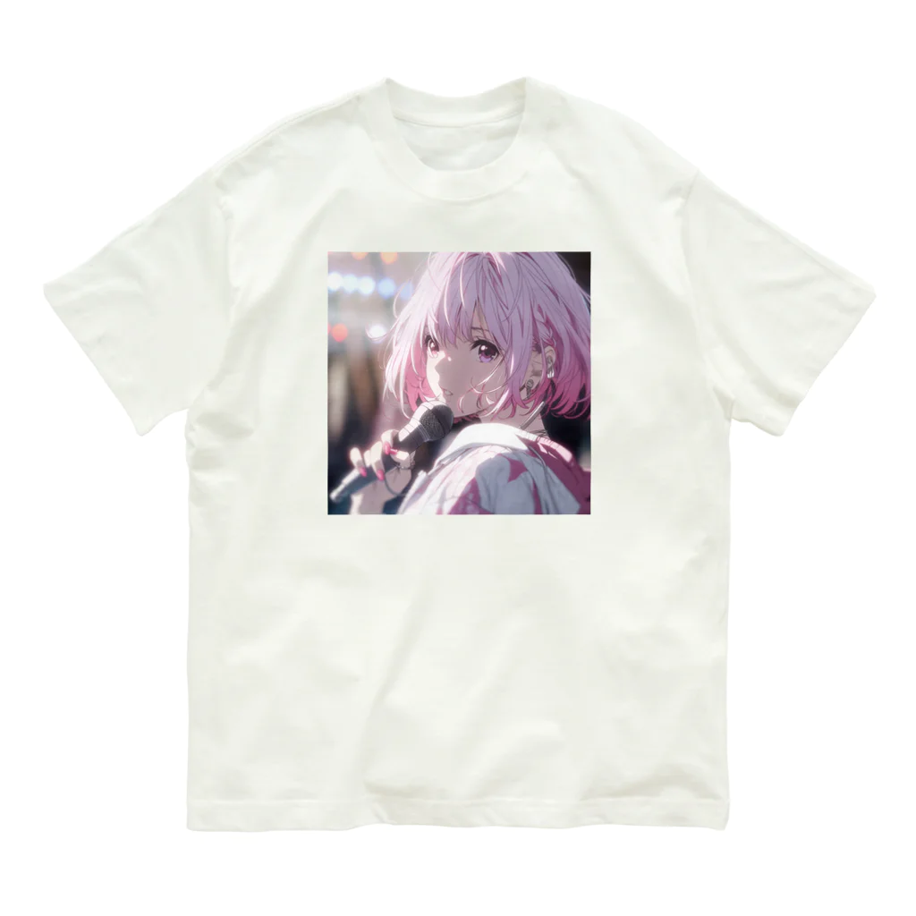 ぶーたんのステージ上の歌姫の輝き Organic Cotton T-Shirt