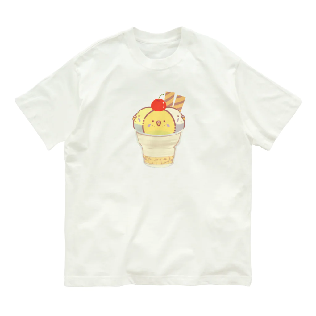ぽっぽこ本舗のインコサンデー Organic Cotton T-Shirt