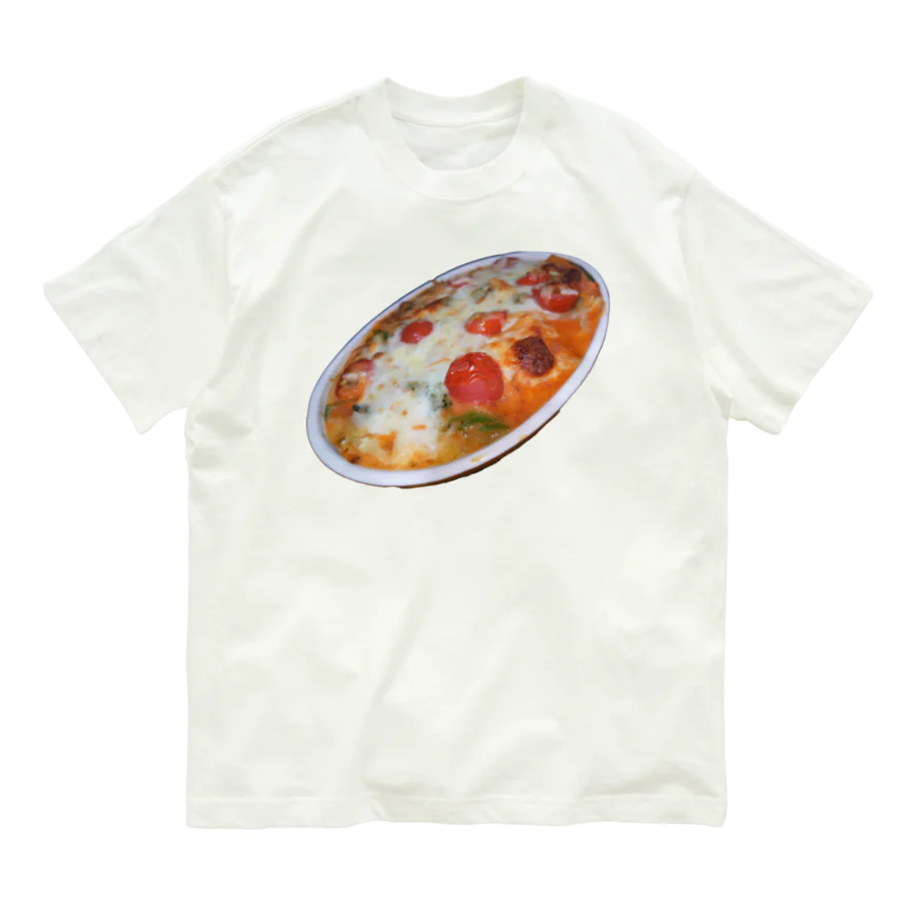 飯テロTシャツの店の【飯テロ】ドリア オーガニックコットンTシャツ