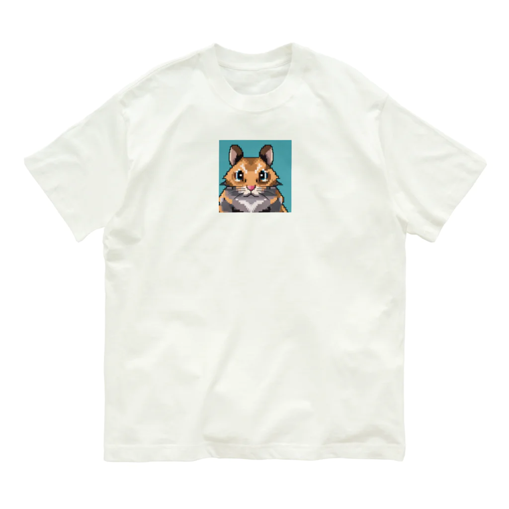 koba777のドット絵デグー Organic Cotton T-Shirt