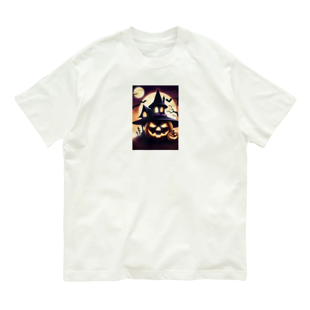 John Machのハロウィンの館 Organic Cotton T-Shirt
