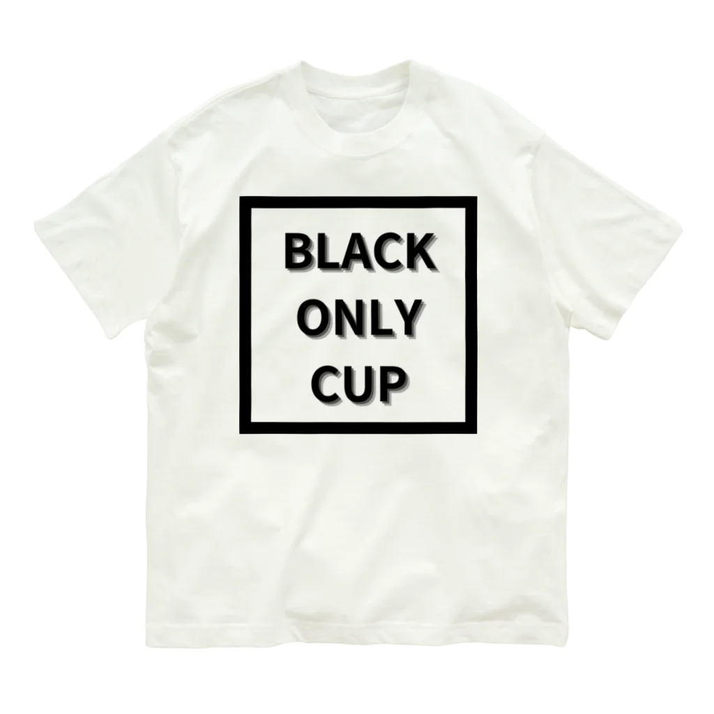 71-CoffeeのBLACK オーガニックコットンTシャツ