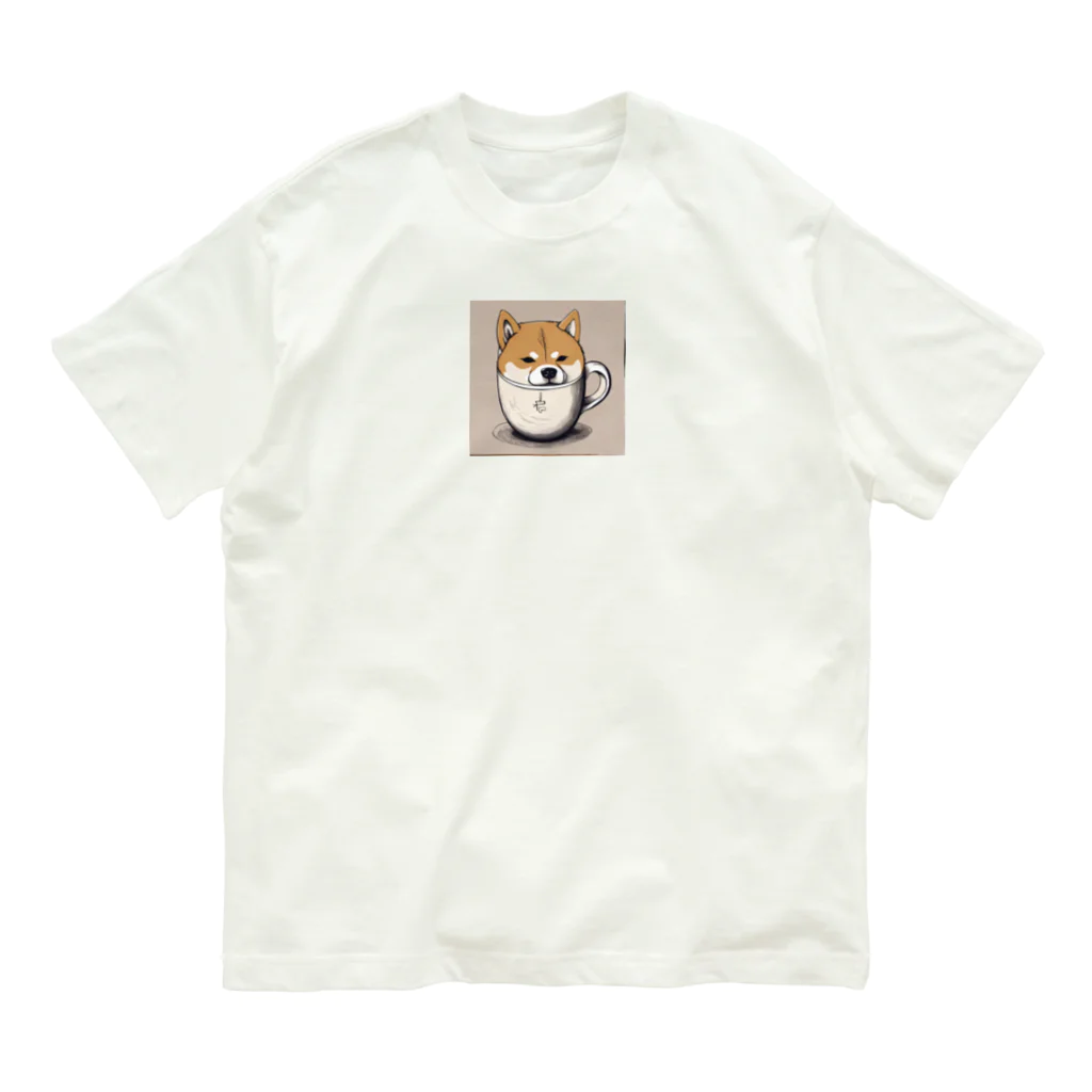 규리shopの柴マグ Organic Cotton T-Shirt