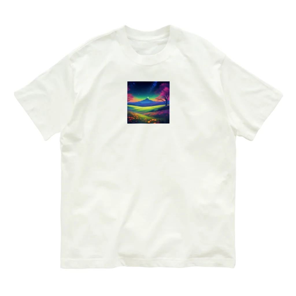 G7のショップのエーテルリーフ イルミネーションデスクライト Organic Cotton T-Shirt