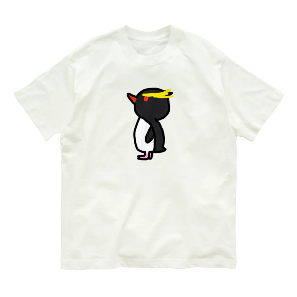 洗拓機のイワトビペンギン Organic Cotton T-Shirt