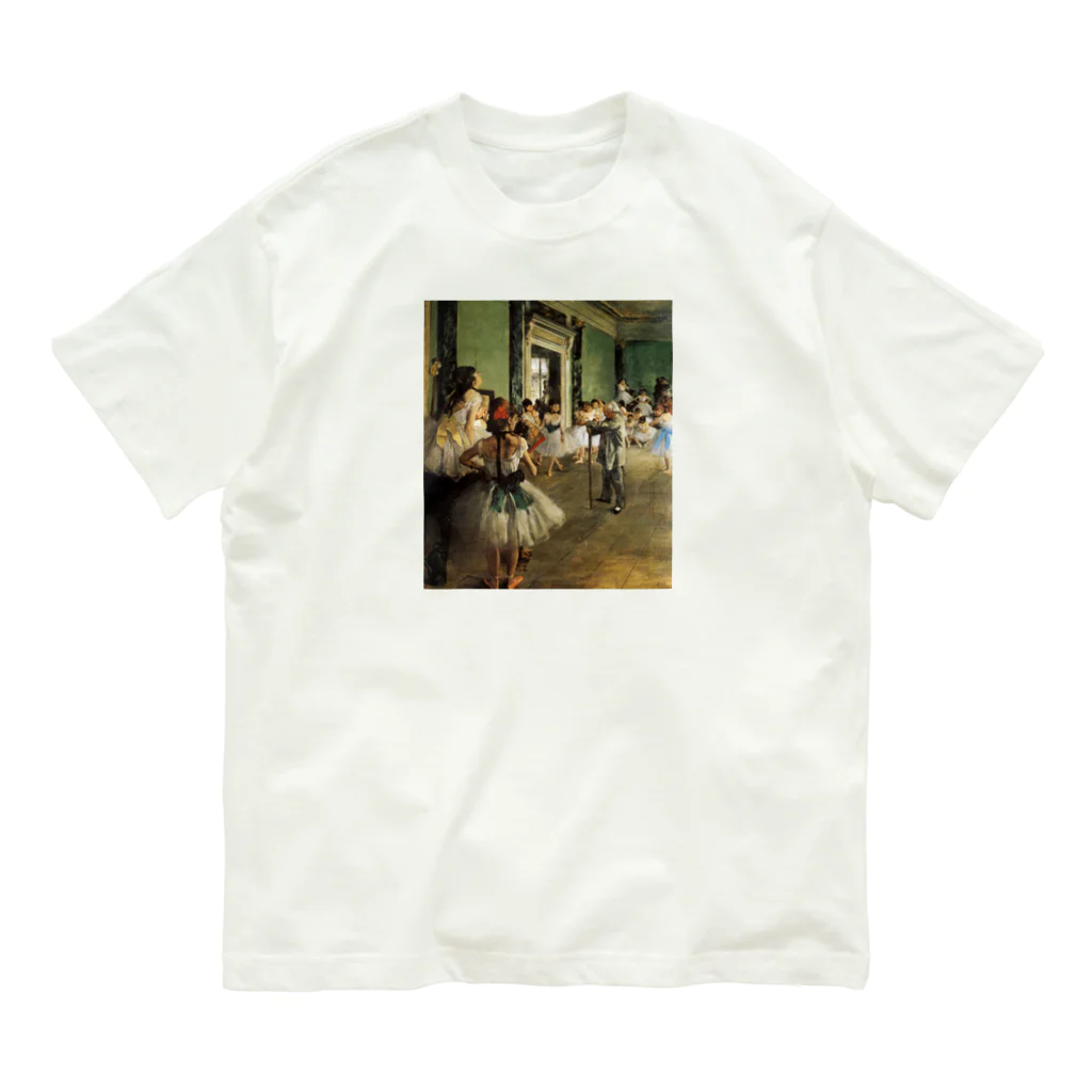 名画館のドガ「バレエ教室」　エドガー・ドガの絵画（ダンス教室）【名画】踊り子シリーズ Organic Cotton T-Shirt