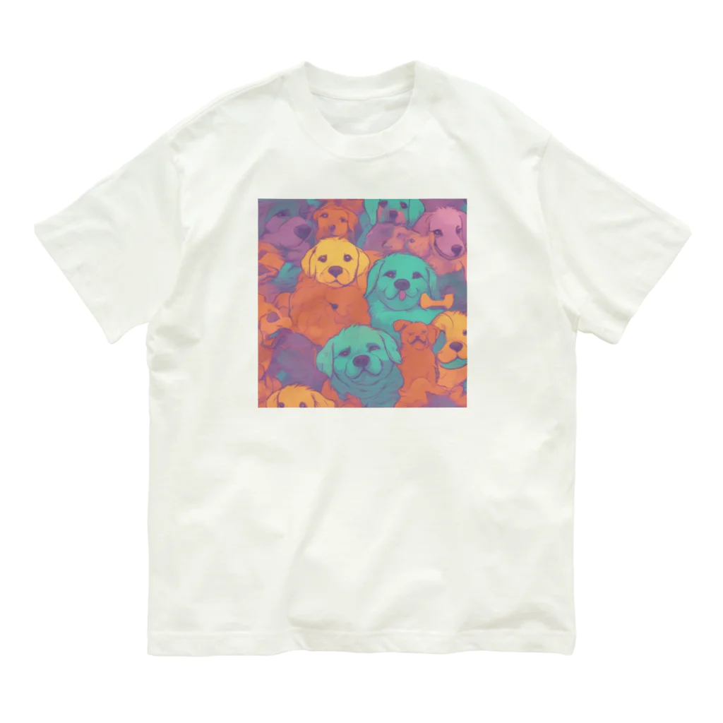 garireoの犬の仲間たち Organic Cotton T-Shirt