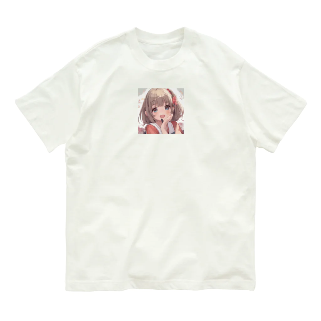 coco1739の可愛い女の子イラストグッズ Organic Cotton T-Shirt