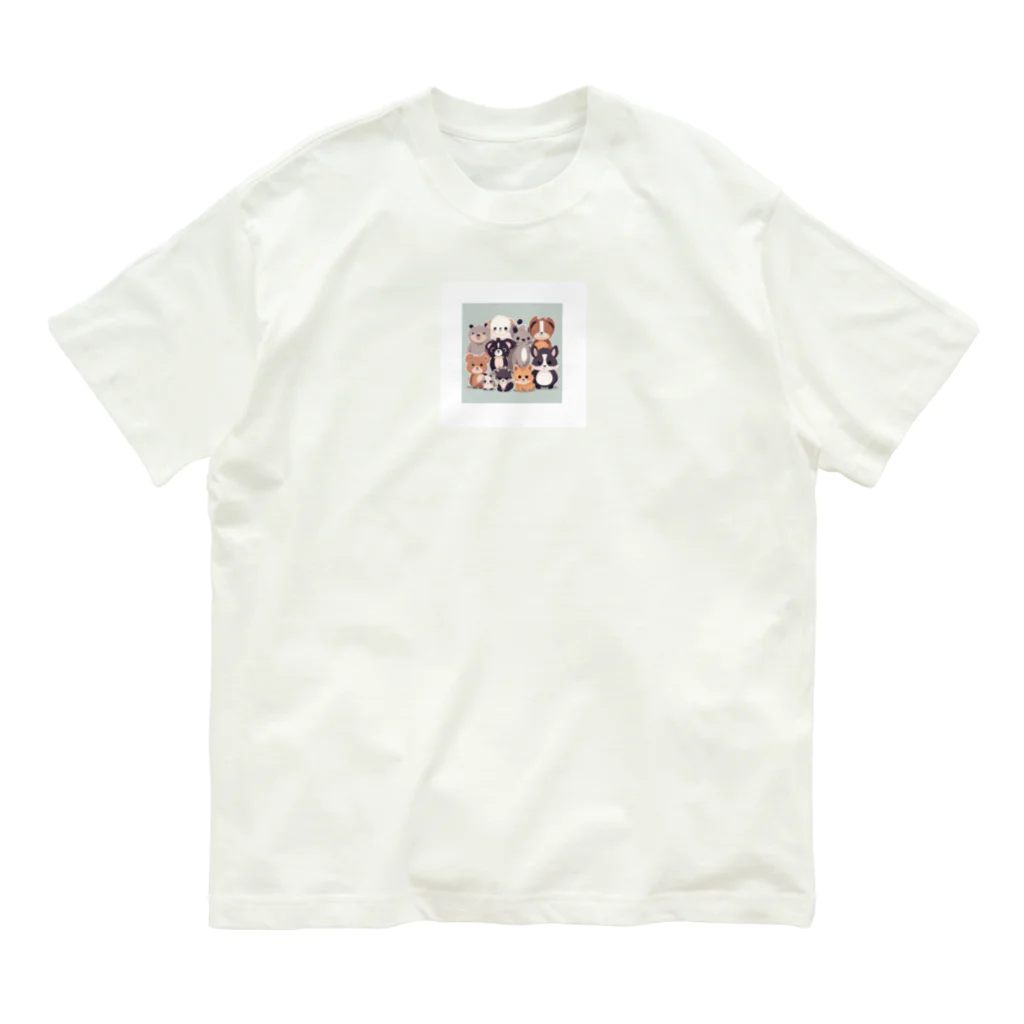 マックスの可愛い動物達 Organic Cotton T-Shirt