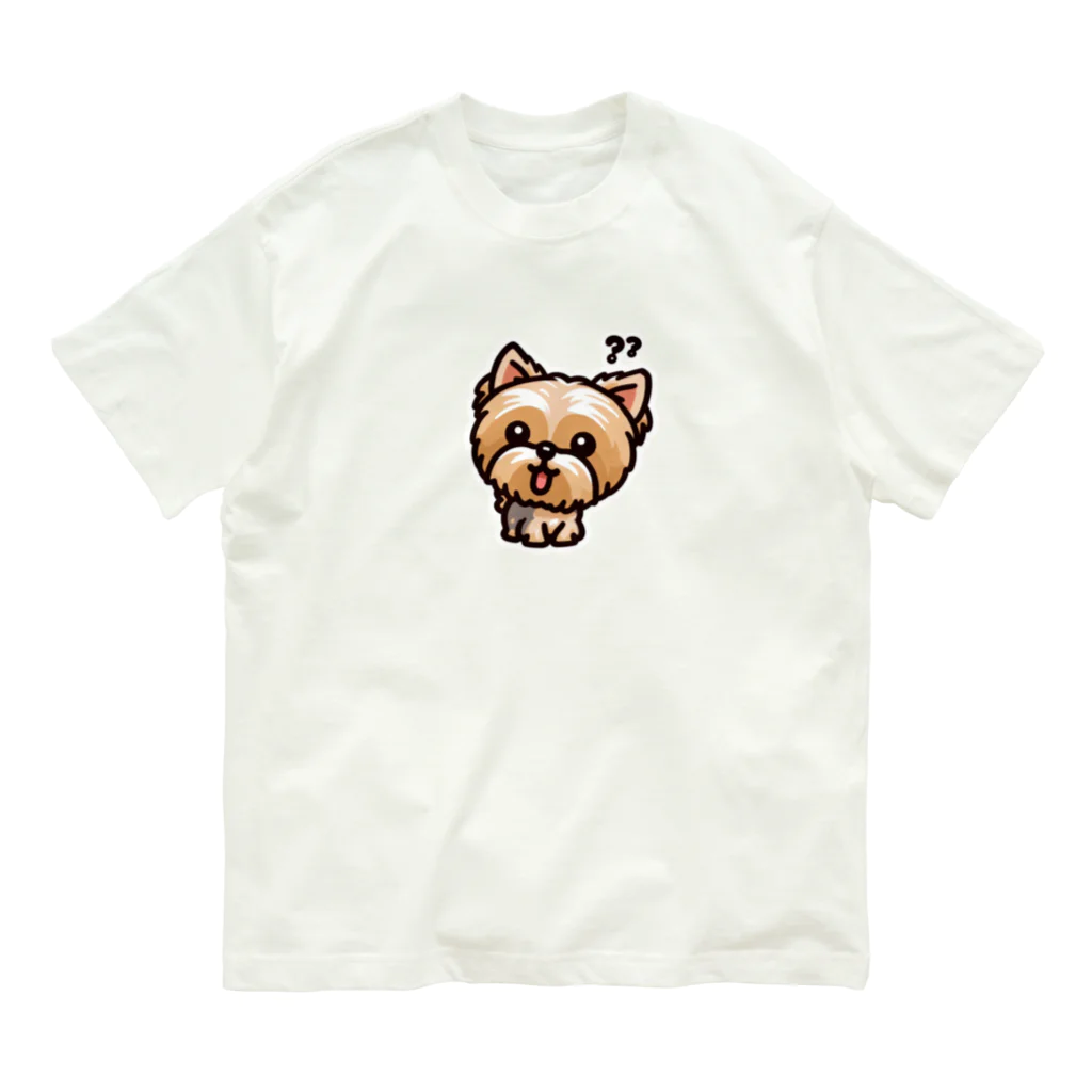 chocomrの困ったチョコ丸 オーガニックコットンTシャツ