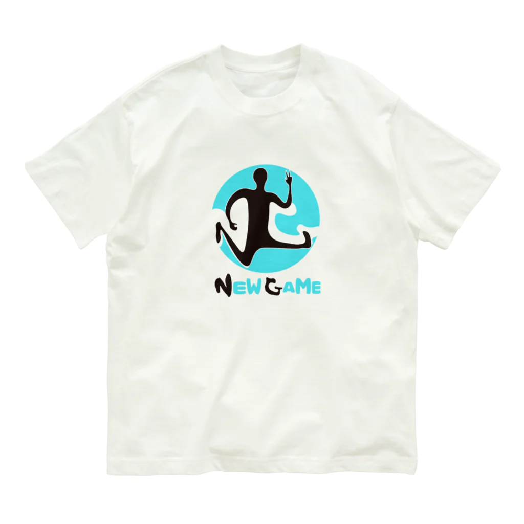 NewGameのNewGame  オーガニックコットンTシャツ