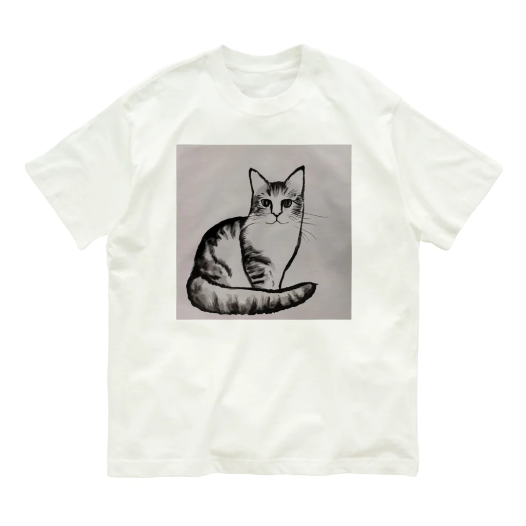discwの猫ちゃん オーガニックコットンTシャツ
