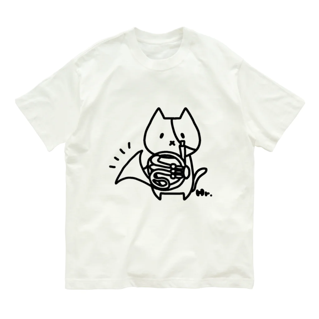 Naoのホルン猫 Organic Cotton T-Shirt