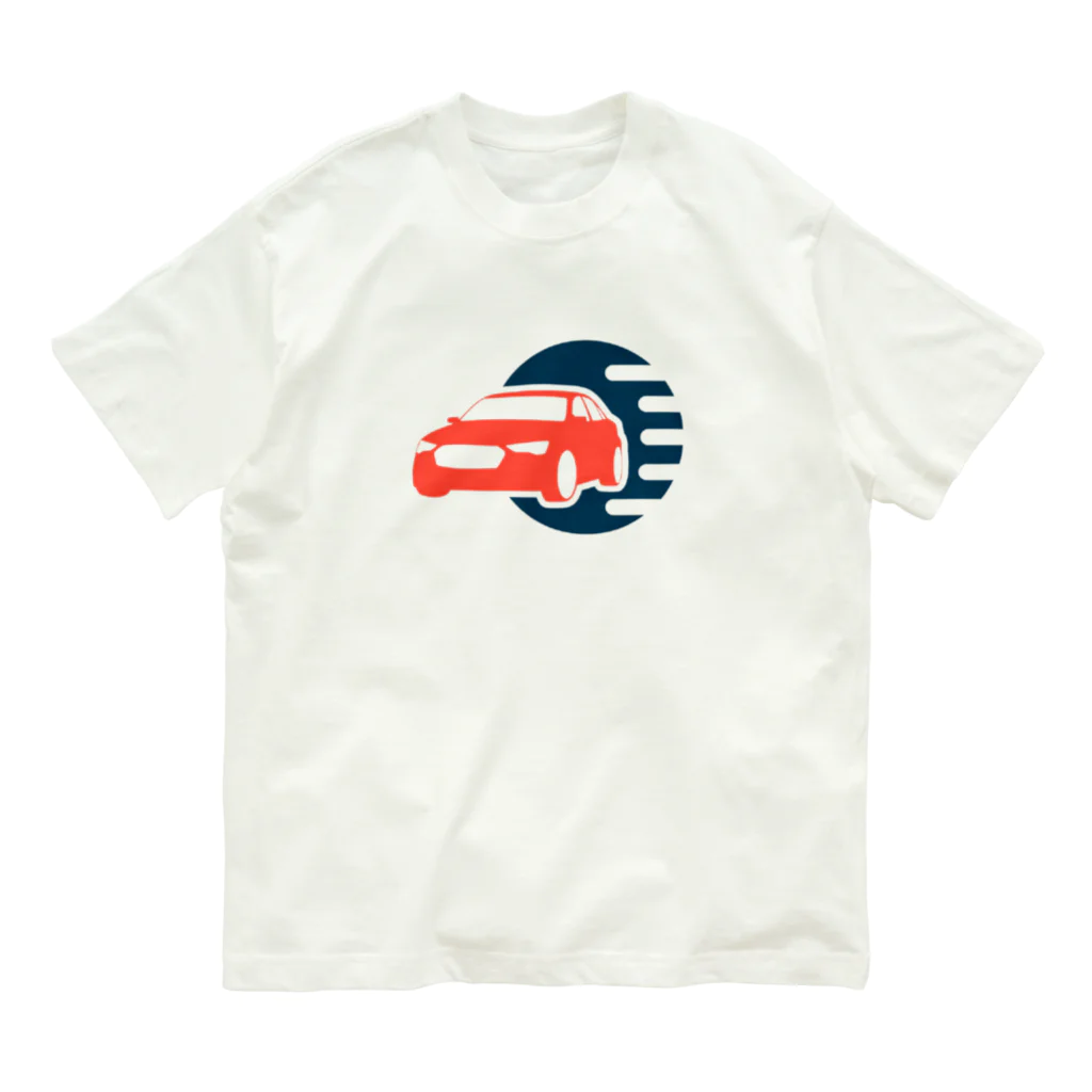 Lactominのカー オーガニックコットンTシャツ