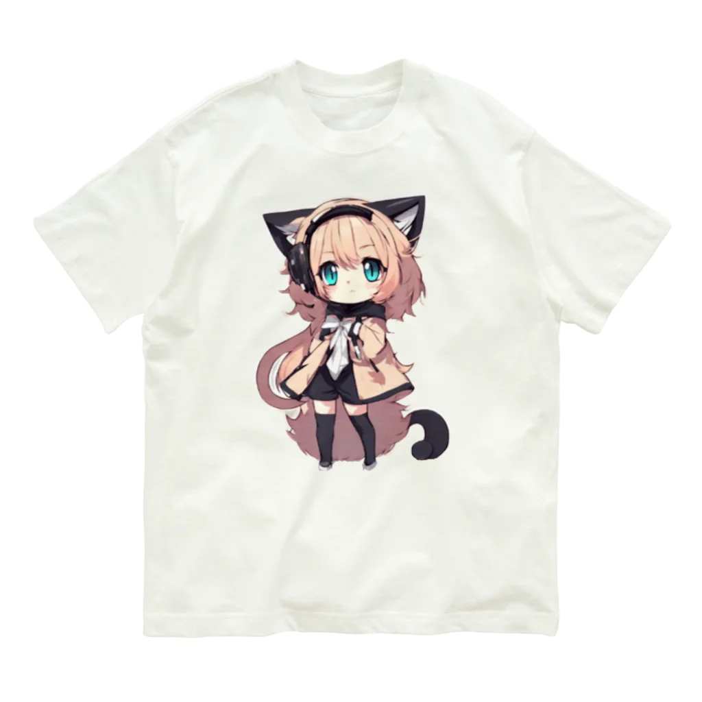 VOCALOID風な商品をの鮮やかな色使い Organic Cotton T-Shirt