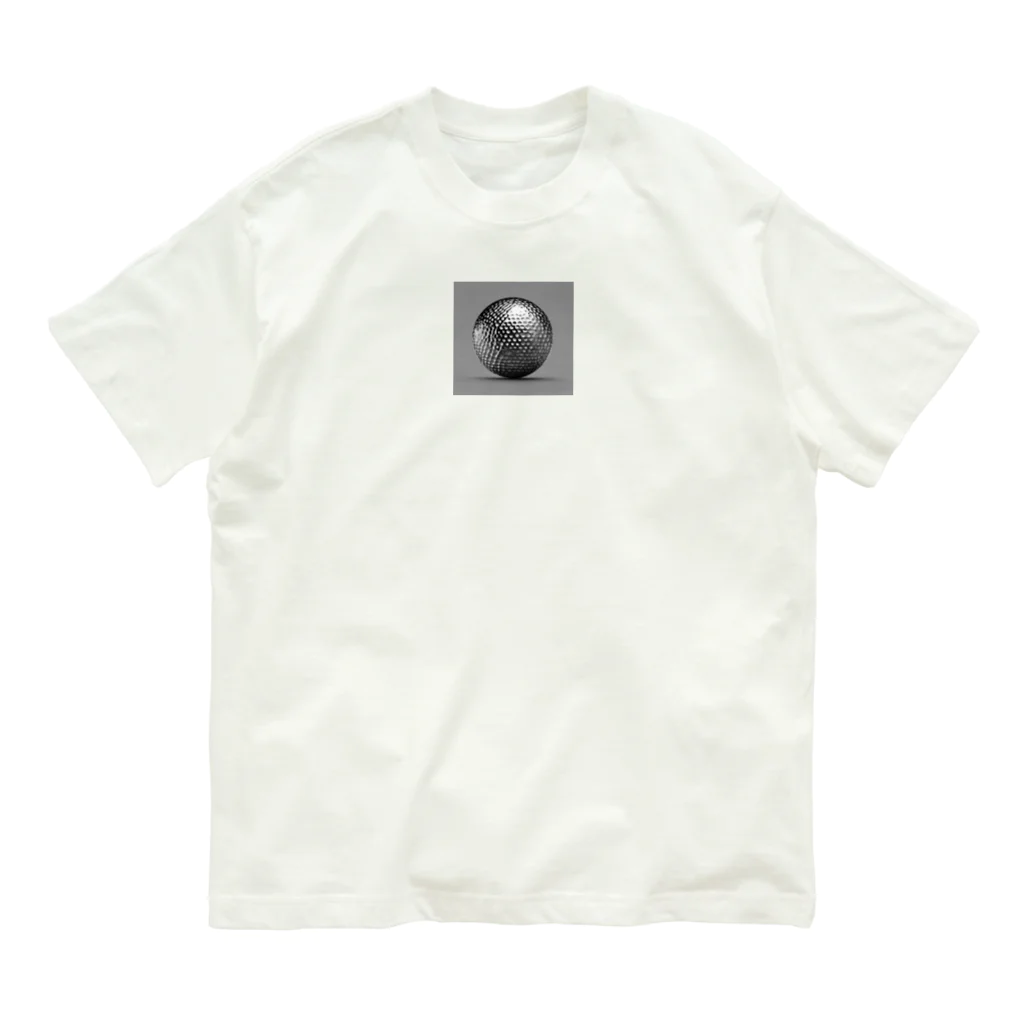 BIRDIE_GIRLのゴルフボールキラキラ Organic Cotton T-Shirt