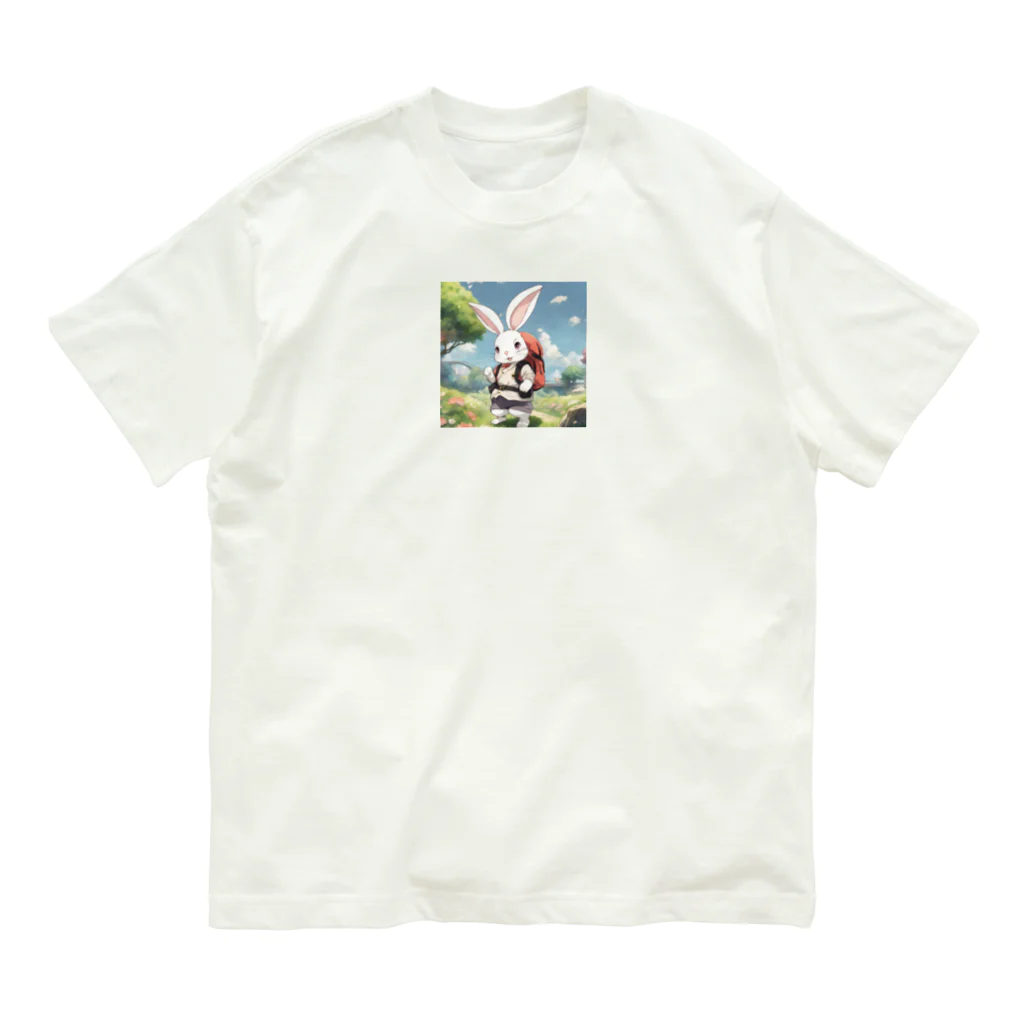 kawaiinekochanの可愛いウサギ Organic Cotton T-Shirt