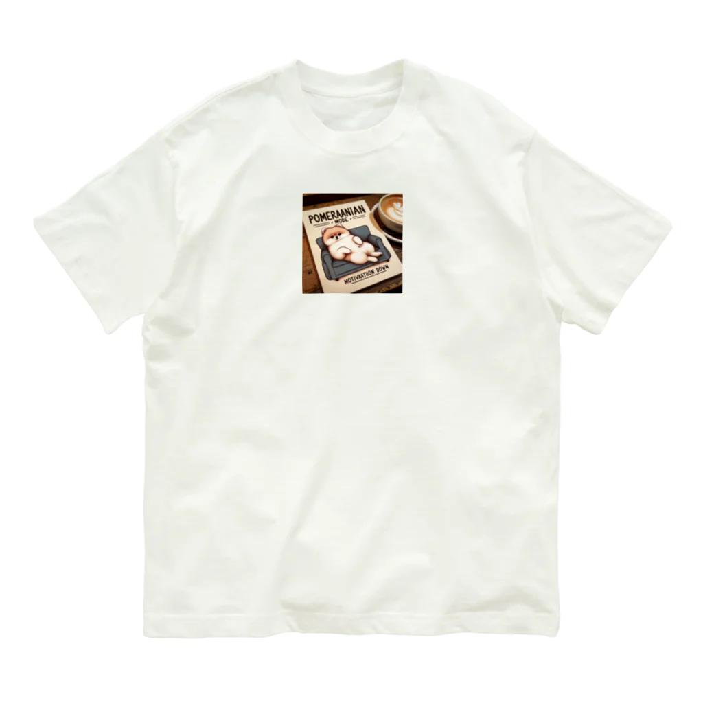 TKG48のぽめちーダウン Organic Cotton T-Shirt