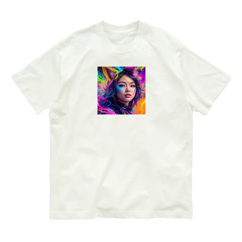 ZZRR12の「色彩の少女の冒険 - Shikisai no Shōjo no Bōken: Adventure of the Girl from the World of Colors」 Organic Cotton T-Shirt