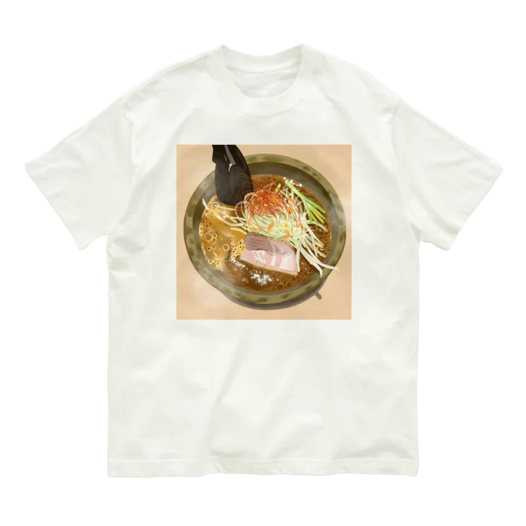 渡邊野乃香のお店のラーメン2 オーガニックコットンTシャツ