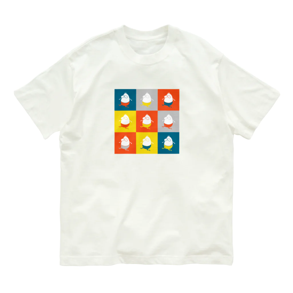 くらきち ONLINE SHOPのねこタイツ 3 × 3 オーガニックコットンTシャツ