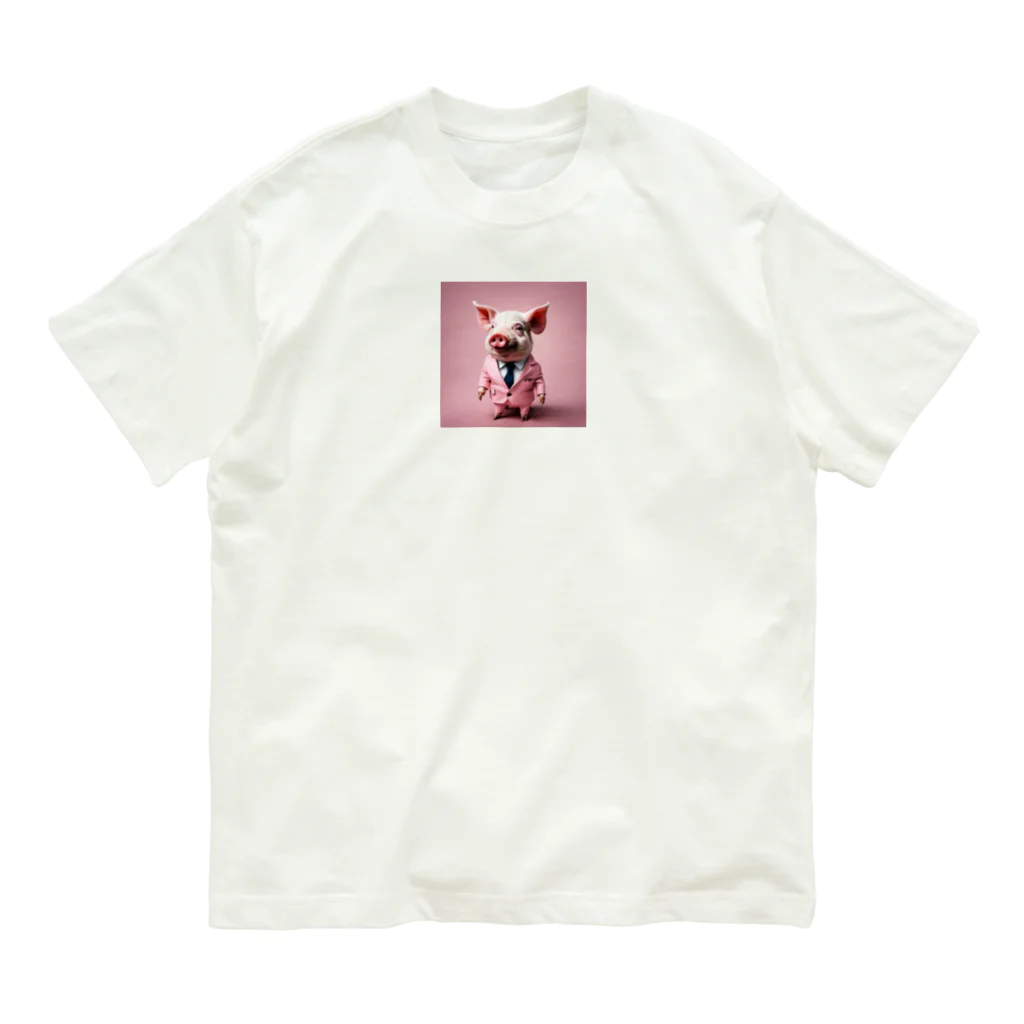 イケてる豚のイケてる𓃟⋆⋆ Organic Cotton T-Shirt